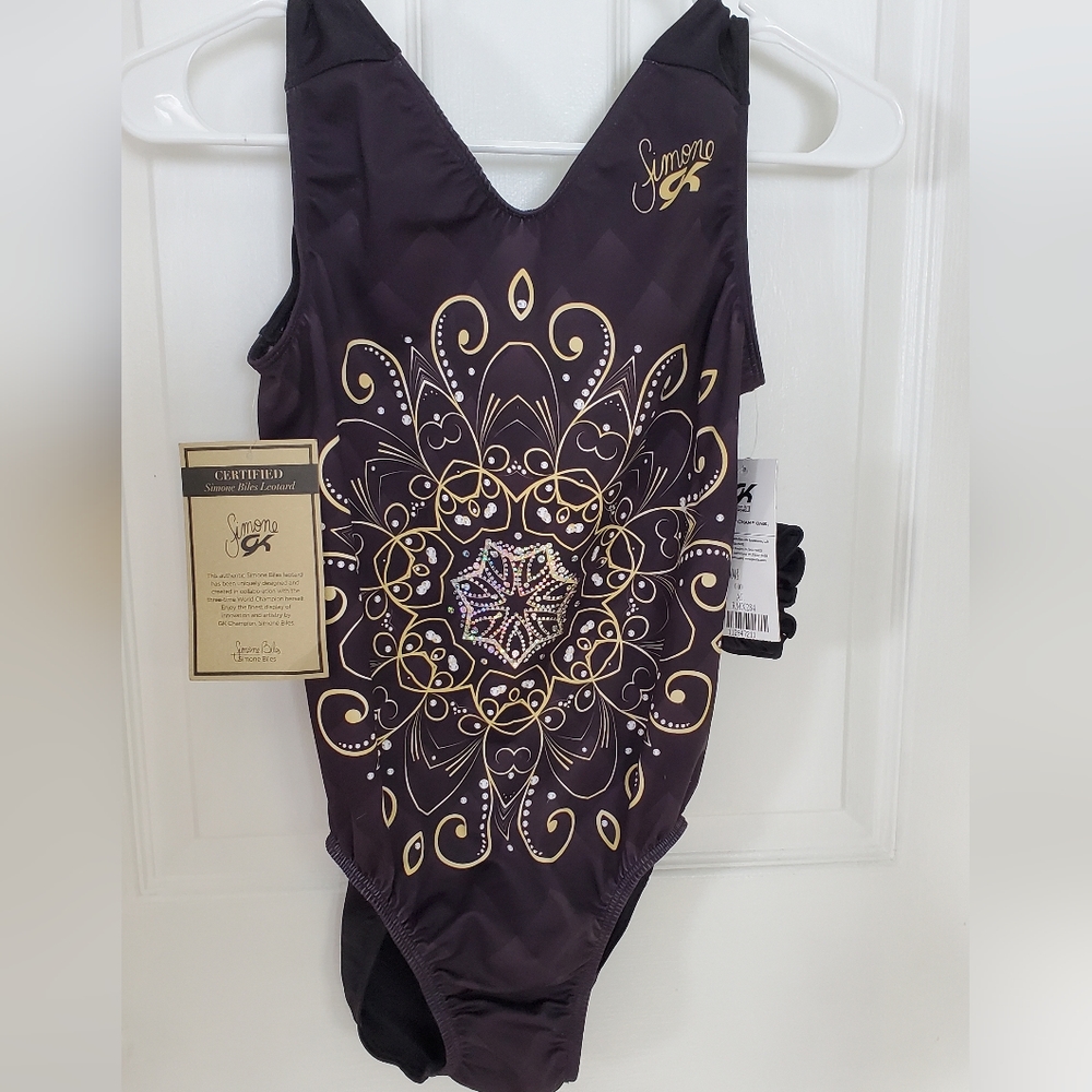 NWT GK Elite Simone Biles leotard E4048